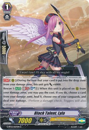 Black Talent Lyla G BT13 057EN Common C Black Talent Lyla G BT13 057EN Common C