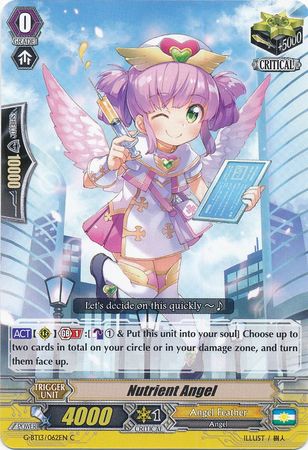 Nutrient Angel G BT13 062EN Common C G Booster Set 13 Ultimate Stride Singles Nutrient Angel G BT13 062EN Common C G Booster Set 13 Ultimate Stride Singles