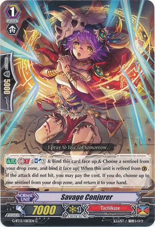 Savage Conjurer G BT13 083EN Common C Savage Conjurer G BT13 083EN Common C