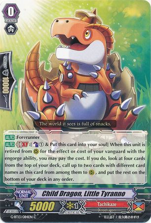Child Dragon Little Tyranno G BT13 084EN Common C Child Dragon Little Tyranno G BT13 084EN Common C
