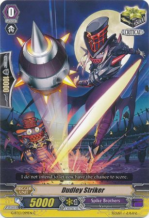 Dudley Striker G BT13 099EN Common C G Booster Set 13 Ultimate Stride Singles Dudley Striker G BT13 099EN Common C G Booster Set 13 Ultimate Stride Singles