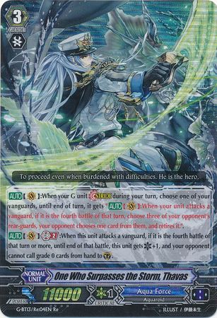 One Who Surpasses the Storm Thavas G BT13 Re 04EN Triple Rare RRR One Who Surpasses the Storm Thavas G BT13 Re 04EN Triple Rare RRR