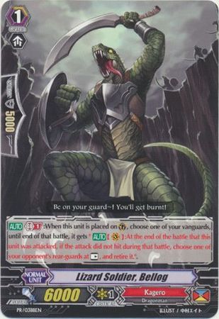 Lizard Soldier Bellog PR 0388EN Promo Lizard Soldier Bellog PR 0388EN Promo