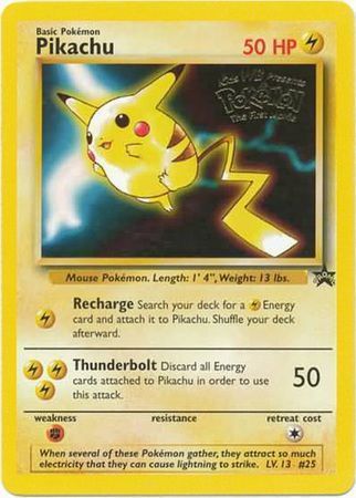 Pikachu - 4 - Sealed Promo WB Movie (Yellow)