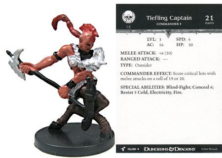 Tiefling Captain 76 Harbinger D D Miniatures Tiefling Captain 76 Harbinger D D Miniatures