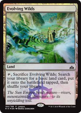Evolving Wilds RIX League Promo Magic The Gathering Promo Cards Evolving Wilds RIX League Promo Magic The Gathering Promo Cards