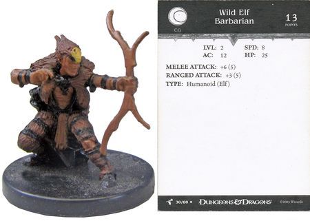 Wild Elf Barbarian 30 Harbinger D D Miniatures Wild Elf Barbarian 30 Harbinger D D Miniatures