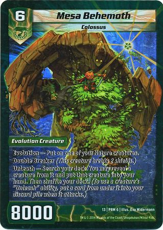 Mesa Behemoth 13 PRM6 Full Art Promo Mesa Behemoth 13 PRM6 Full Art Promo