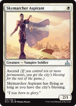 Skymarcher Aspirant 021 196 Rivals of Ixalan Singles Skymarcher Aspirant 021 196 Rivals of Ixalan Singles