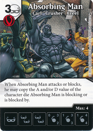 Absorbing Man Carl Crusher Creel 13 136 Common Marvel Dice Masters The Mighty Thor Singles Absorbing Man Carl Crusher Creel 13 136 Common Marvel Dice Masters The Mighty Thor Singles