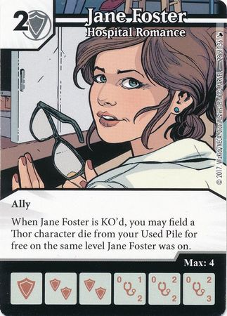 Jane Foster Hospital Romance 29 136 Common Marvel Dice Masters The Mighty Thor Singles Jane Foster Hospital Romance 29 136 Common Marvel Dice Masters The Mighty Thor Singles