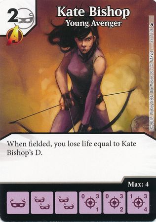 2x #032 Kate Bishop Young Avenger The Mighty Thor Dice Masters 