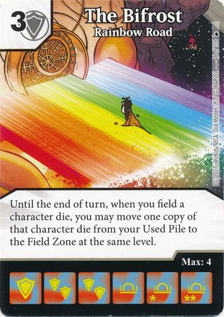 The Bifrost Rainbow Road 46 136 Common Marvel Dice Masters The Mighty Thor Singles The Bifrost Rainbow Road 46 136 Common Marvel Dice Masters The Mighty Thor Singles
