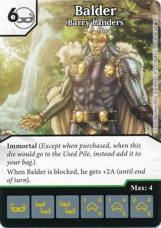Balder Barry Landers 54 136 Uncommon Marvel Dice Masters The Mighty Thor Singles Balder Barry Landers 54 136 Uncommon Marvel Dice Masters The Mighty Thor Singles
