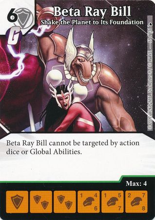 Beta Ray Bill Shake the Planet to Its Foundation 55 136 Uncommon Marvel Dice Masters The Mighty Thor Singles Beta Ray Bill Shake the Planet to Its Foundation 55 136 Uncommon Marvel Dice Masters The Mighty Thor Singles