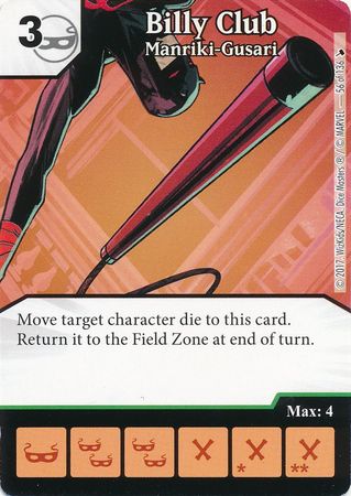 Billy Club Manriki Gusari 56 136 Uncommon Marvel Dice Masters The Mighty Thor Singles Billy Club Manriki Gusari 56 136 Uncommon Marvel Dice Masters The Mighty Thor Singles