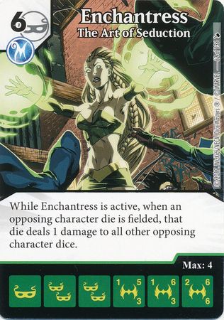 Enchantress The Art of Seduction 62 136 Uncommon Marvel Dice Masters The Mighty Thor Singles Enchantress The Art of Seduction 62 136 Uncommon Marvel Dice Masters The Mighty Thor Singles