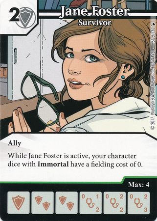 Jane Foster Survivor 69 136 Uncommon Marvel Dice Masters The Mighty Thor Singles Jane Foster Survivor 69 136 Uncommon Marvel Dice Masters The Mighty Thor Singles