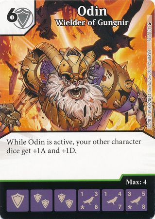 Odin Wielder of Gungnir 78 136 Uncommon Marvel Dice Masters The Mighty Thor Singles Odin Wielder of Gungnir 78 136 Uncommon Marvel Dice Masters The Mighty Thor Singles