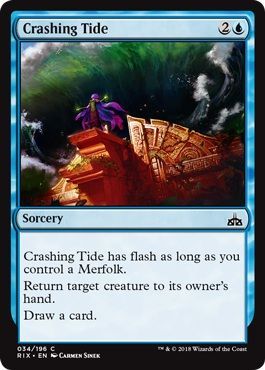 Crashing Tide 034 196 Rivals of Ixalan Singles Crashing Tide 034 196 Rivals of Ixalan Singles