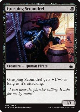 Grasping Scoundrel 074 196 Rivals of Ixalan Singles Grasping Scoundrel 074 196 Rivals of Ixalan Singles