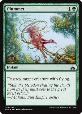 Plummet 143 196 Rivals of Ixalan Singles Plummet 143 196 Rivals of Ixalan Singles