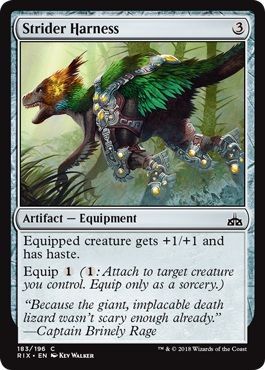 Strider Harness 183 196 Rivals of Ixalan Singles Strider Harness 183 196 Rivals of Ixalan Singles