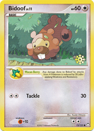 Bidoof 73123 Pokemon Countdown Calendar Promo