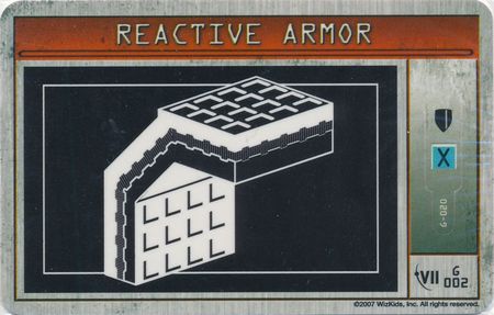 Reactive Armor G 020 44 Pts Mechwarrior Solaris VII Reactive Armor G 020 44 Pts Mechwarrior Solaris VII