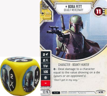 Boba Fett Deadly Mercenary 19 Starter Includes Premium Die Star Wars Destiny Legacies Singles Boba Fett Deadly Mercenary 19 Starter Includes Premium Die Star Wars Destiny Legacies Singles