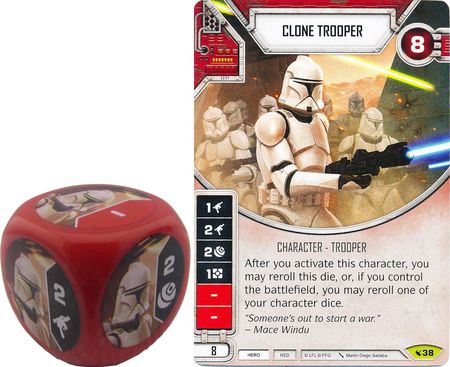 Clone Trooper 38 Rare Includes Premium Die Star Wars Destiny Legacies Singles Clone Trooper 38 Rare Includes Premium Die Star Wars Destiny Legacies Singles