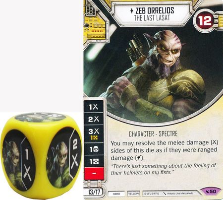 Zeb Orrelios The Last Lasat 50 Legendary Includes Premium Die Star Wars Destiny Legacies Singles Zeb Orrelios The Last Lasat 50 Legendary Includes Premium Die Star Wars Destiny Legacies Singles