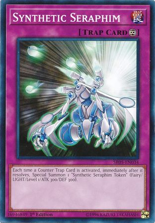 Synthetic Seraphim SR05 EN034 Common 1st Edition Wave of Light Singles Synthetic Seraphim SR05 EN034 Common 1st Edition Wave of Light Singles
