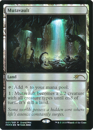 Mutavault Grand Prix Foil Magic The Gathering Promo Cards Mutavault Grand Prix Foil Magic The Gathering Promo Cards