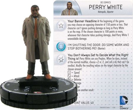 Perry White 015 Batman vs Superman Dawn of Justice Movie DC Heroclix Perry White 015 Batman vs Superman Dawn of Justice Movie DC Heroclix