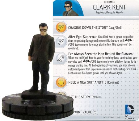 Clark Kent 013 Batman vs Superman Dawn of Justice Movie DC Heroclix Clark Kent 013 Batman vs Superman Dawn of Justice Movie DC Heroclix