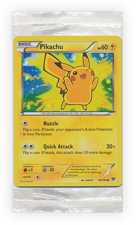Pikachu 42 146 Sealed Holo Movie Promo w Random Common Card Pikachu 42 146 Sealed Holo Movie Promo w Random Common Card