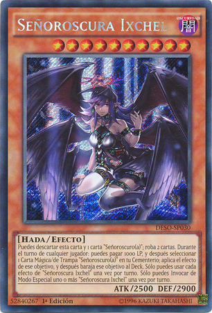 Senoroscura Ixchel DESO SP030 Secret Rare 1st Edition Spanish Yugioh Cards Senoroscura Ixchel DESO SP030 Secret Rare 1st Edition Spanish Yugioh Cards
