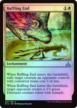 Baffling End 001 196 Foil Rivals of Ixalan Foil Singles Baffling End 001 196 Foil Rivals of Ixalan Foil Singles