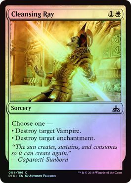Cleansing Ray 004 196 Foil Rivals of Ixalan Foil Singles Cleansing Ray 004 196 Foil Rivals of Ixalan Foil Singles