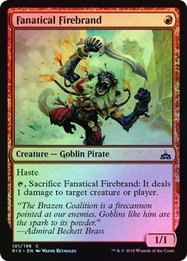 Fanatical Firebrand 101 196 Foil Fanatical Firebrand 101 196 Foil