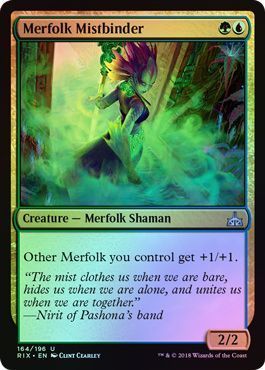 Merfolk Mistbinder 164 196 Foil Merfolk Mistbinder 164 196 Foil