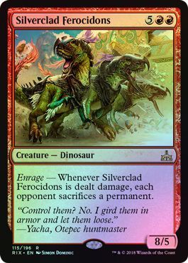 Silverclad Ferocidons 115 196 Foil Silverclad Ferocidons 115 196 Foil