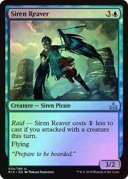 Siren Reaver 054 196 Foil Rivals of Ixalan Foil Singles Siren Reaver 054 196 Foil Rivals of Ixalan Foil Singles