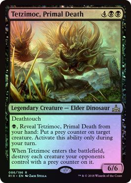 Tetzimoc Primal Death 086 196 Foil Tetzimoc Primal Death 086 196 Foil
