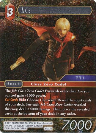 Ace 3 003 Alternate Art Rare Foil Final Fantasy TCG Promos Ace 3 003 Alternate Art Rare Foil Final Fantasy TCG Promos