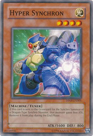 Hyper Synchron DP09 EN005 Common Unlimited Duelist Pack Yusei 2 DP09 Unlimited Singles Hyper Synchron DP09 EN005 Common Unlimited Duelist Pack Yusei 2 DP09 Unlimited Singles