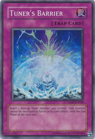 Tuner s Barrier DP09 EN030 Super Rare Unlimited Duelist Pack Yusei 2 DP09 Unlimited Singles Tuner s Barrier DP09 EN030 Super Rare Unlimited Duelist Pack Yusei 2 DP09 Unlimited Singles