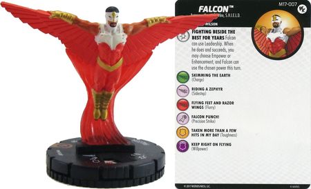 Falcon M17 007 Wizkids Promo Marvel Heroclix Falcon M17 007 Wizkids Promo Marvel Heroclix