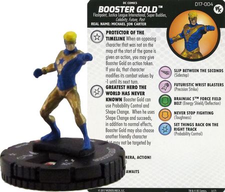 Booster Gold D17 004 Wizkids Promo DC Heroclix Heroclix WizKids Promos Booster Gold D17 004 Wizkids Promo DC Heroclix Heroclix WizKids Promos